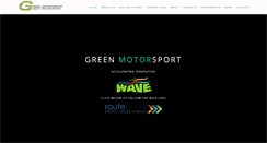 Desktop Screenshot of greenmotorsport.com